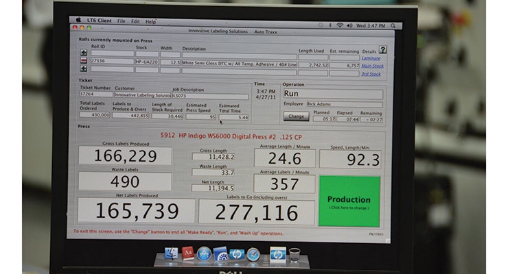 Screenprint Production Management Software Print Management Systems - Label and Narrow Web