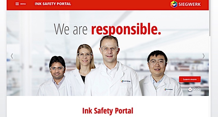 Siegwerk launches new Ink Safety Portal - Label and Narrow Web