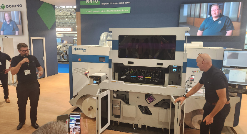 Domino unveils compact N410 LED label press - Label and Narrow Web