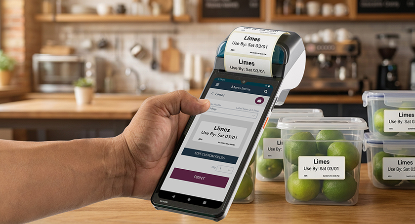 Labeling in the palm of your hand