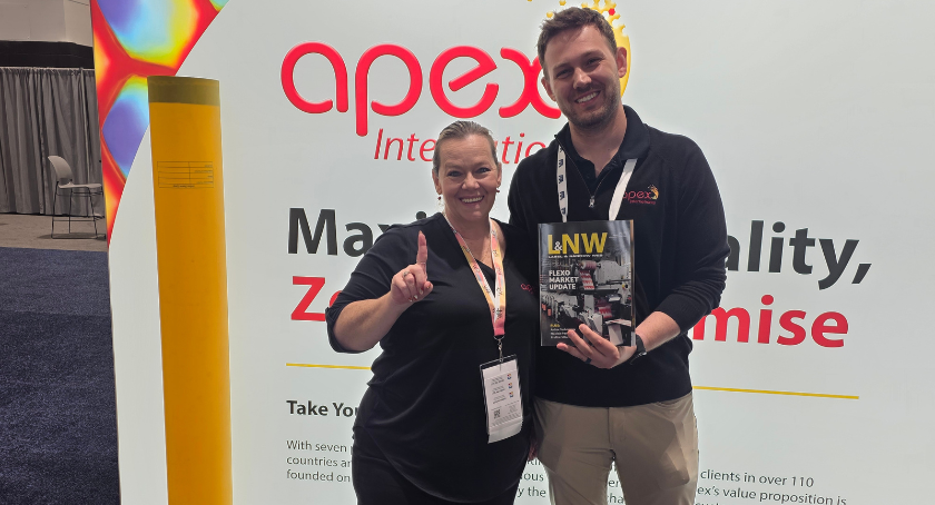 Farrah Nuzzo and Andrew Buran talk anilox technology at FTA FORUM INFOFLEX.
