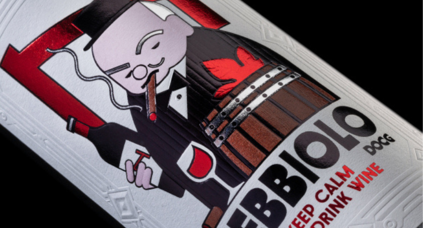 Multistampa helped Cartes win an award for Nebbiolo Churchill Label.