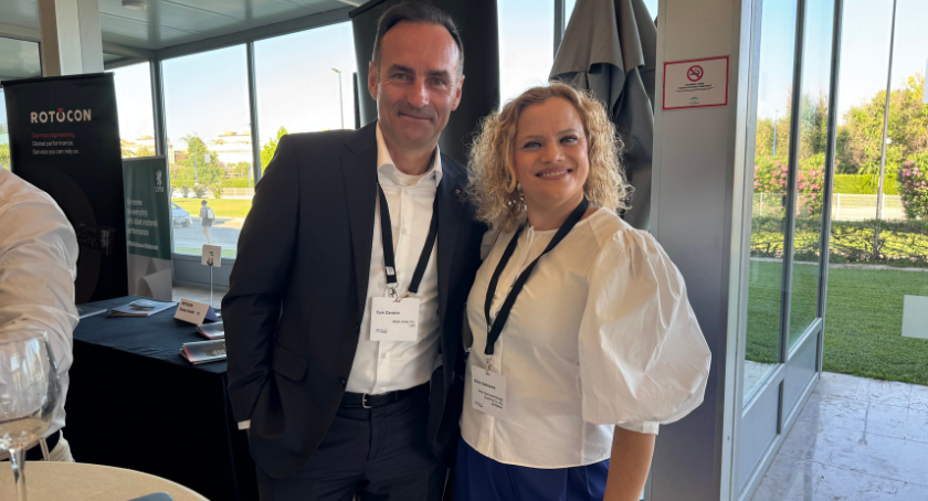 Mark Andy's Tom Cavalco and Wink's Elena Galbusera discuss their companies' newest technologies.