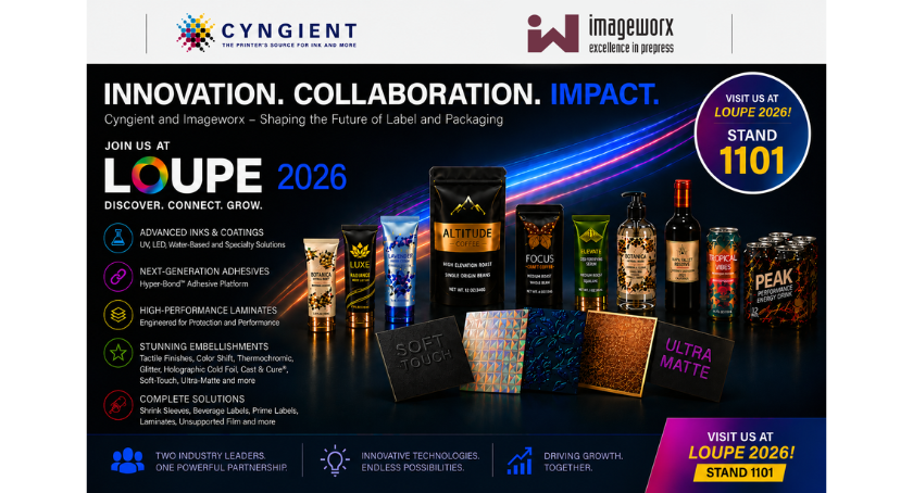 Cyngient, Imageworx to showcase high-value label innovations at LOUPE Americas